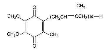 Coenzyme Q10 structure