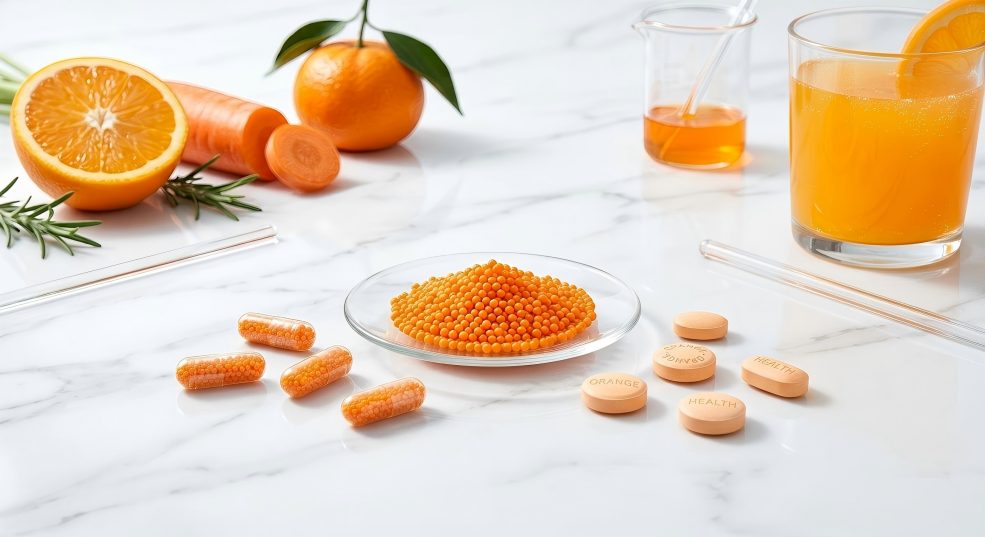 Natural Beta Carotene 20% Beadlets applications 