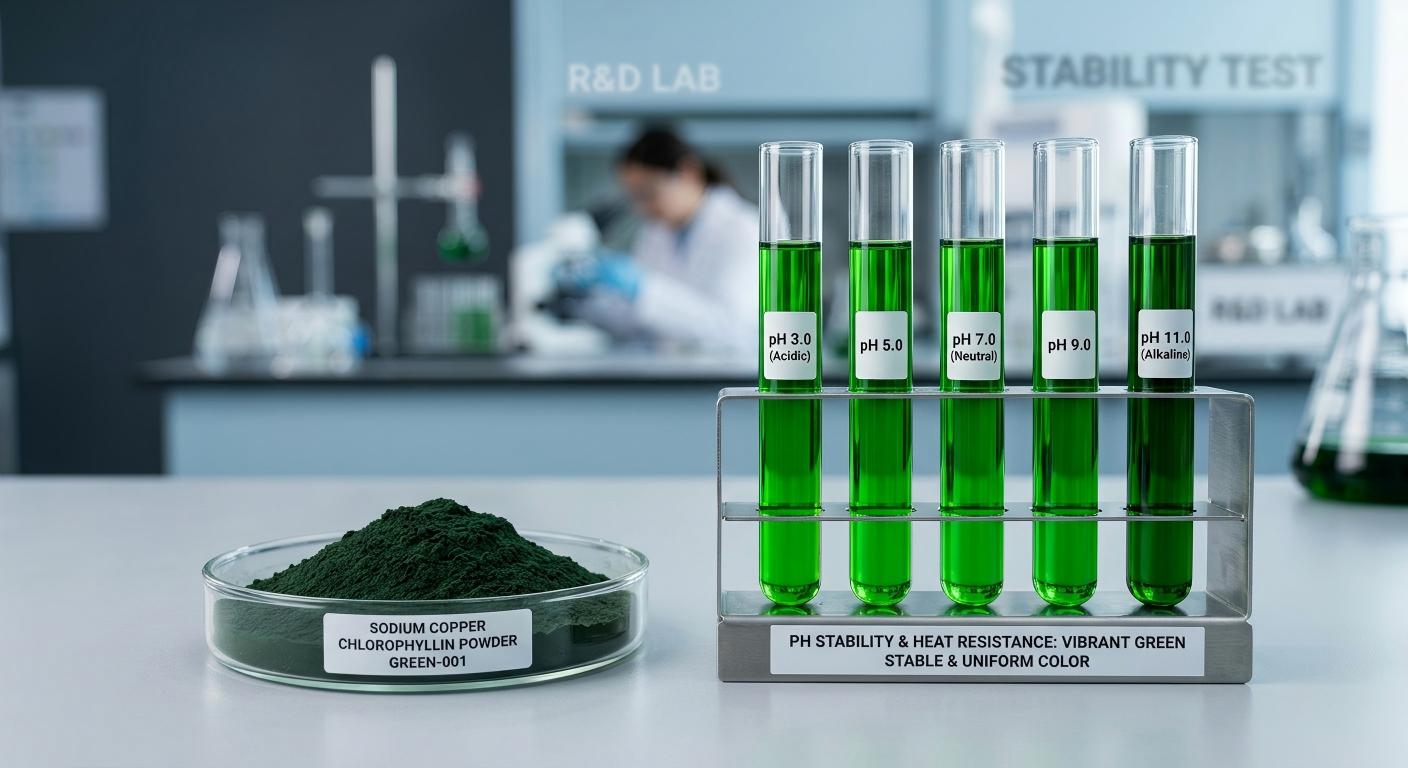 Copper Sodium Chlorophyllin (E141ii): FDA/EFSA Compliant, High-Stability Natural Green