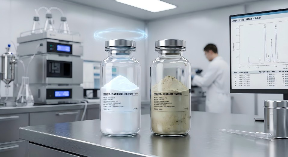 Organoleptic Color Verification of Premium Pure Ubiquinol vs. Oxidized Batches